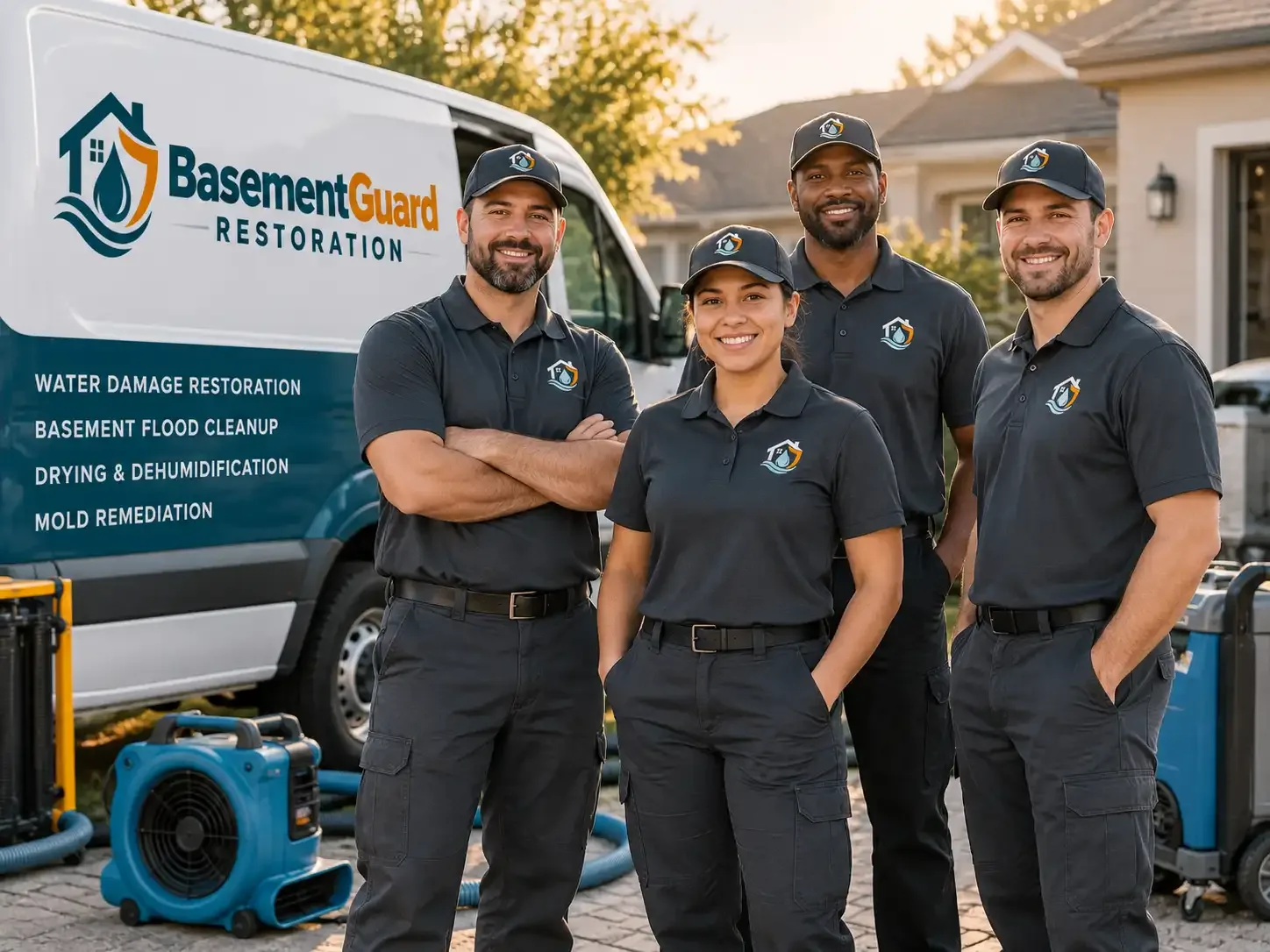 Basement Water Damage Restoration company in Pewamo, MI